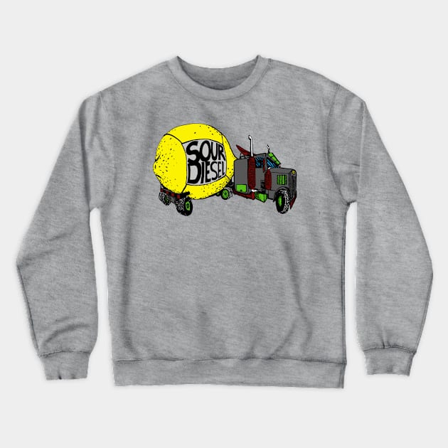 Sour Diesel Crewneck Sweatshirt by Hurbanation